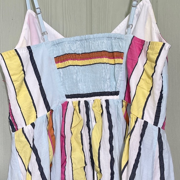 J. Crew Tiered midi dress in seersucker ribbons - Picture 10 of 10